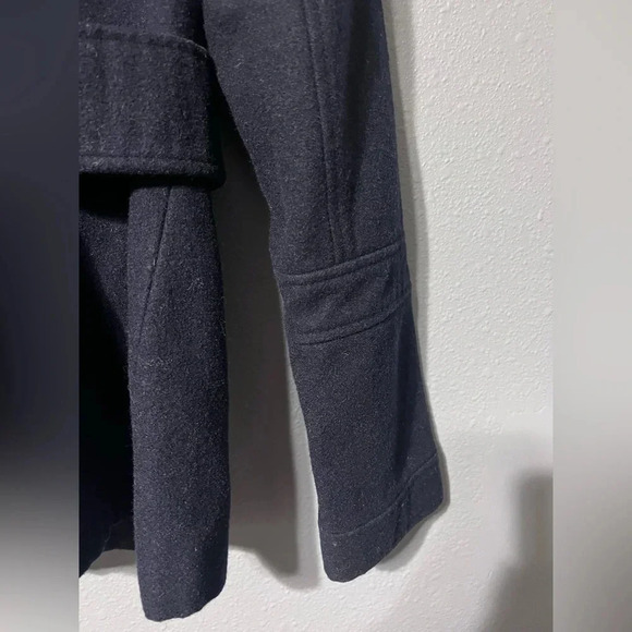 Victoria’s Secret NAVY Double Breasted Wool Blend Peacoat Retro SZ 6 Women EUC - Picture 5 of 9
